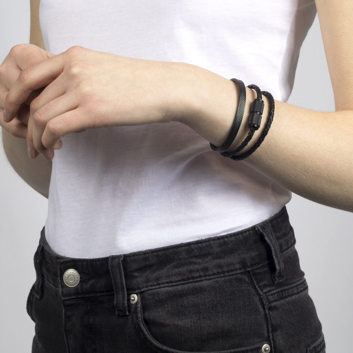 DOUBLE BRACELET / BLACK