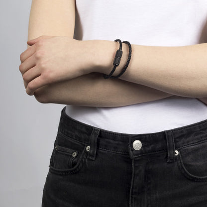 DOUBLE BRACELET / BLACK