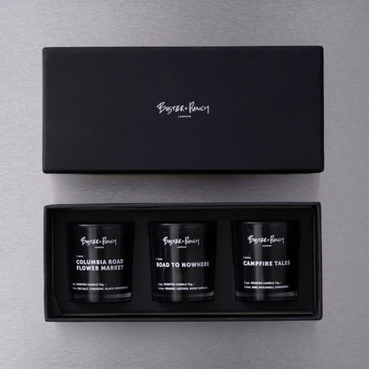 ROAD TO NOWHERE COLLECTION / SCENTED CANDLE SET / 75G X 3